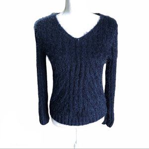 Marks & Spencer navy v-neck sweater